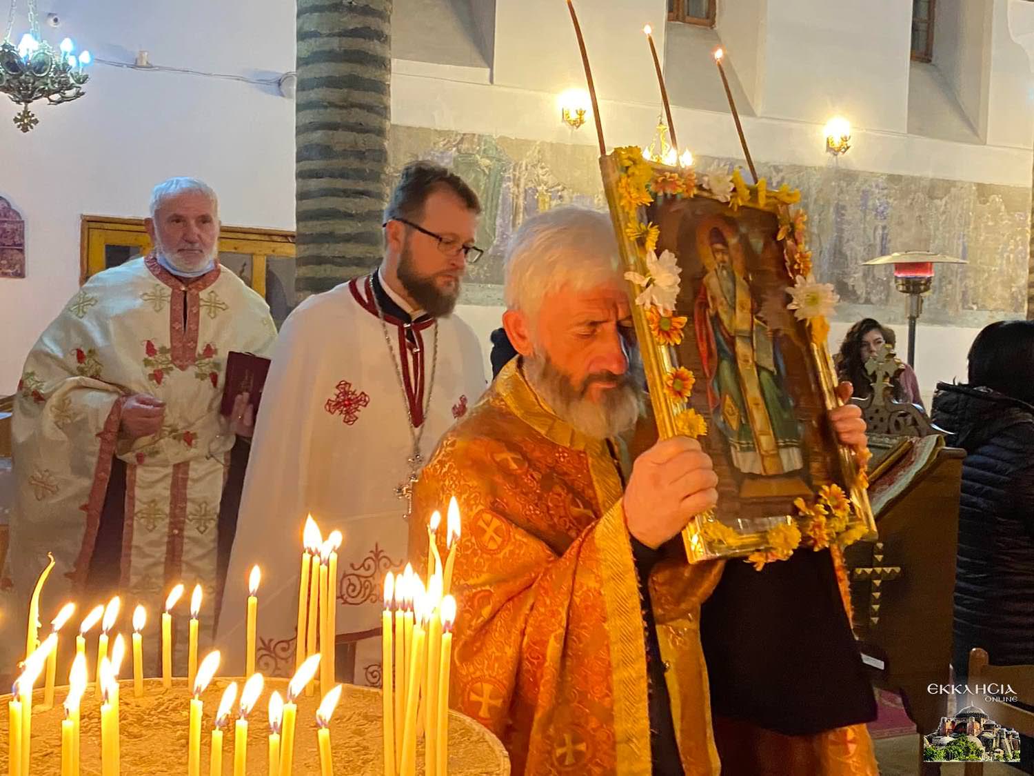 Πανηγυρικός εορτασμός του Αγίου Σπυρίδωνα στην Αλβανία