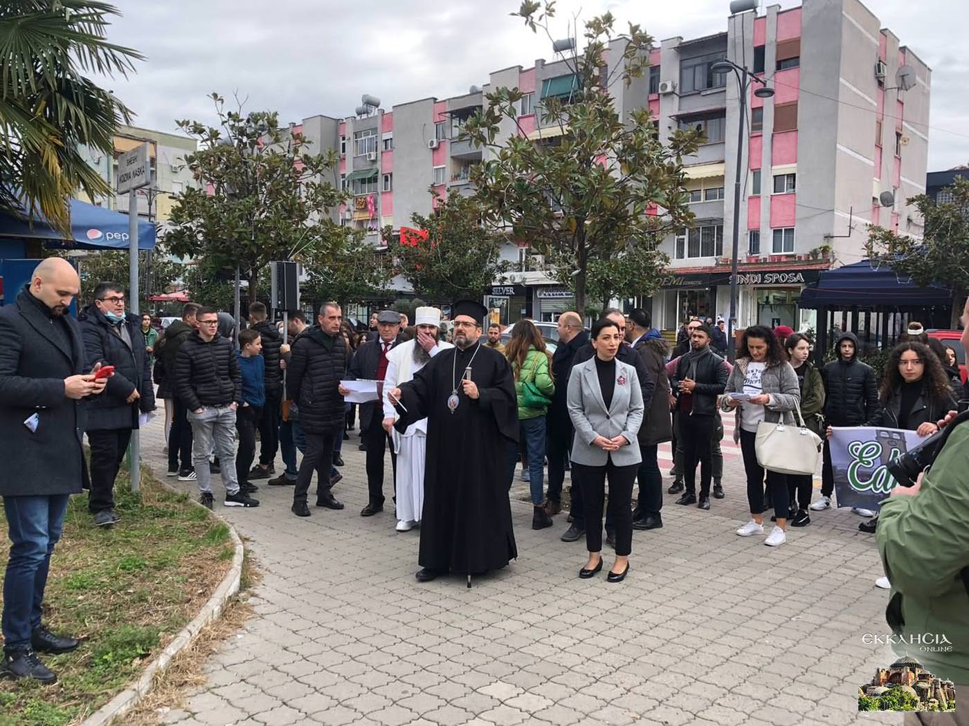 Πορεία ειρήνης θρησκευτικών εκπροσώπων στο Ελμπασάν