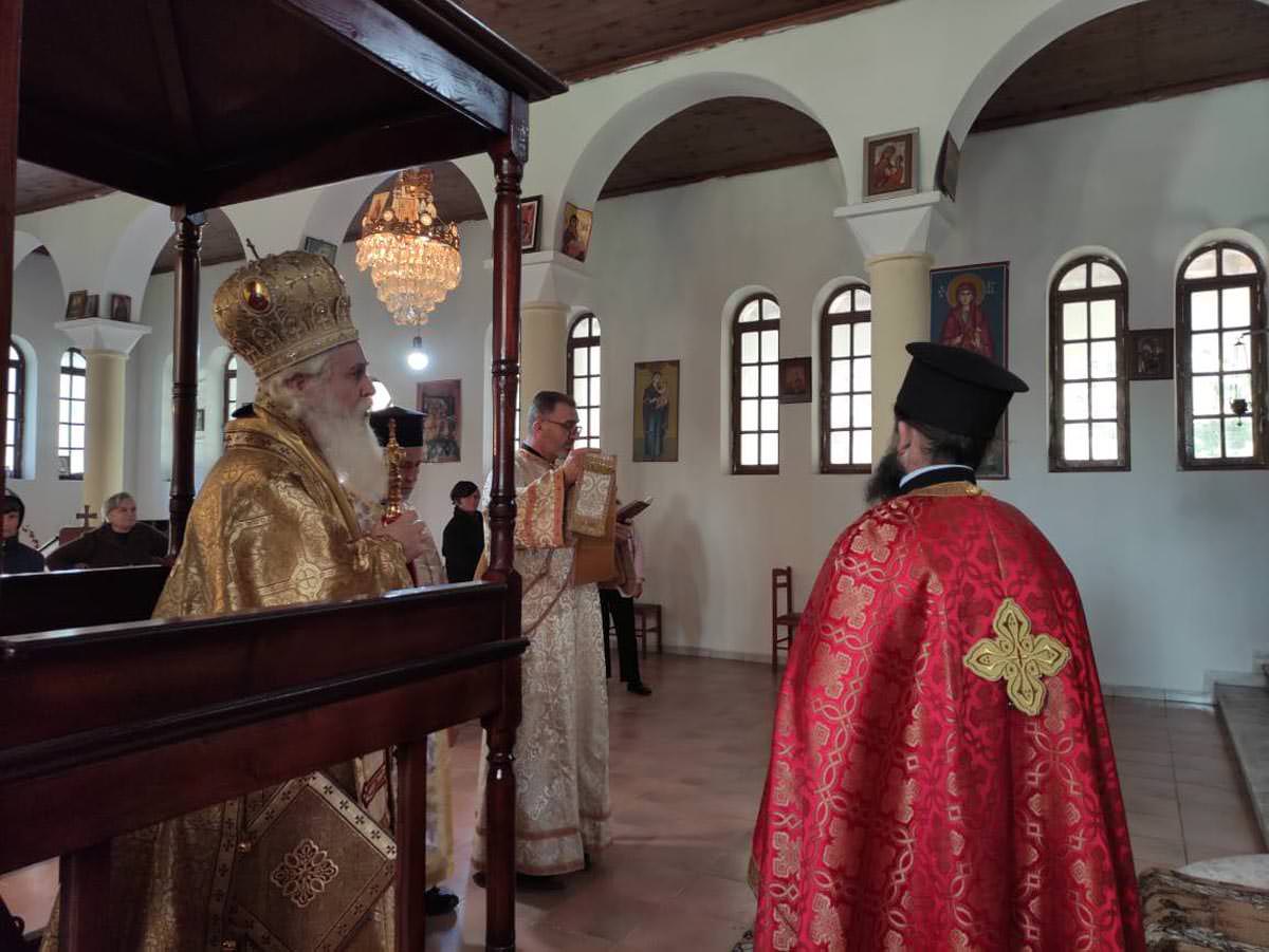 εορτασμός του Ευαγγελισμού της Θεοτόκου στο Φιέρι της Αλβανίας