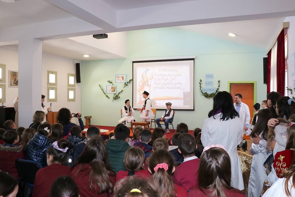 εορτασμός του Ευαγγελισμού της Θεοτόκου Αλβανία Σχολεία 2022