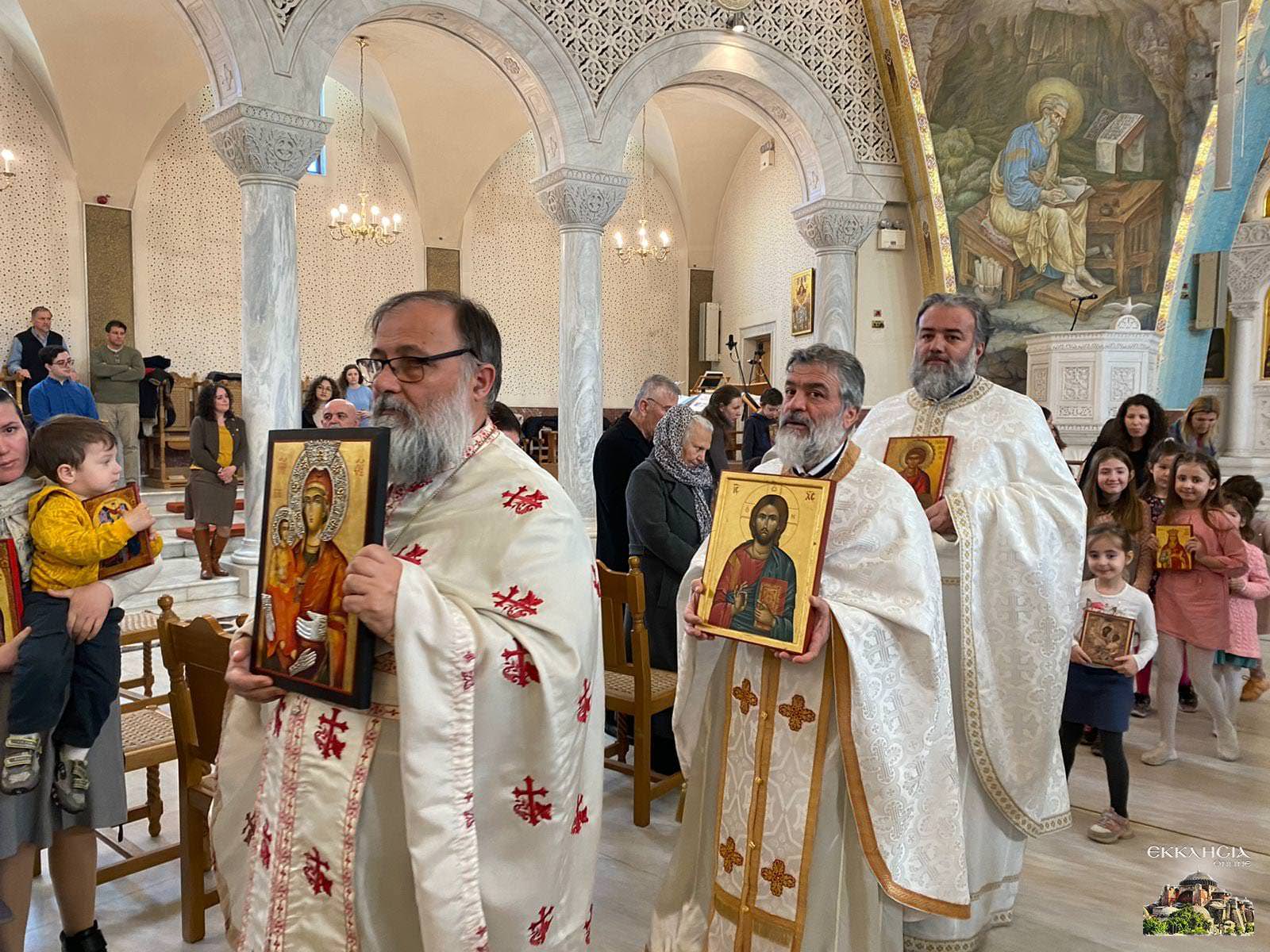 Καθεδρικός ναός Ανάσταση των Τιράνων Κυριακή της Ορθοδοξίας 2022