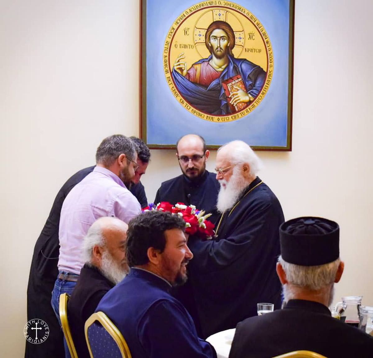 Γεύμα αγάπης του Αρχιεπισκόπου Αλβανίας Αναστασίου 2022