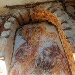 Μοναστήρι Κοιμήσεως της Θεοτόκου Περιβλέπτου τοιχογραφία