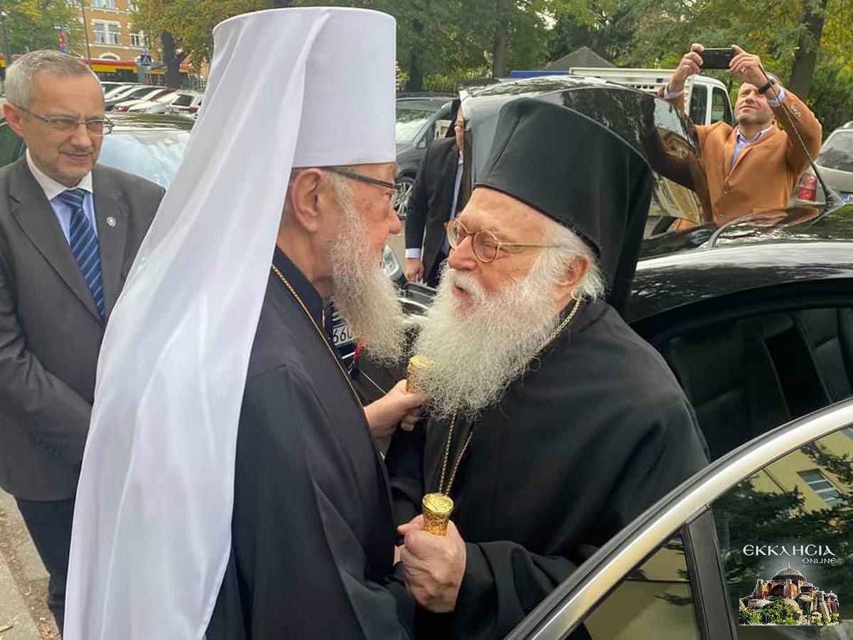Αρχιεπίσκοπος Πολωνίας Σάββας και Αρχιεπίσκοπος Αλβανίας Αναστάσιος