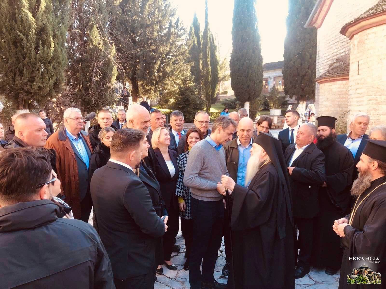 Περιοδεία στο χώρο της Ελληνικής Μειονότητας Αλβανίας ο Κυριάκος Μητσοτάκης