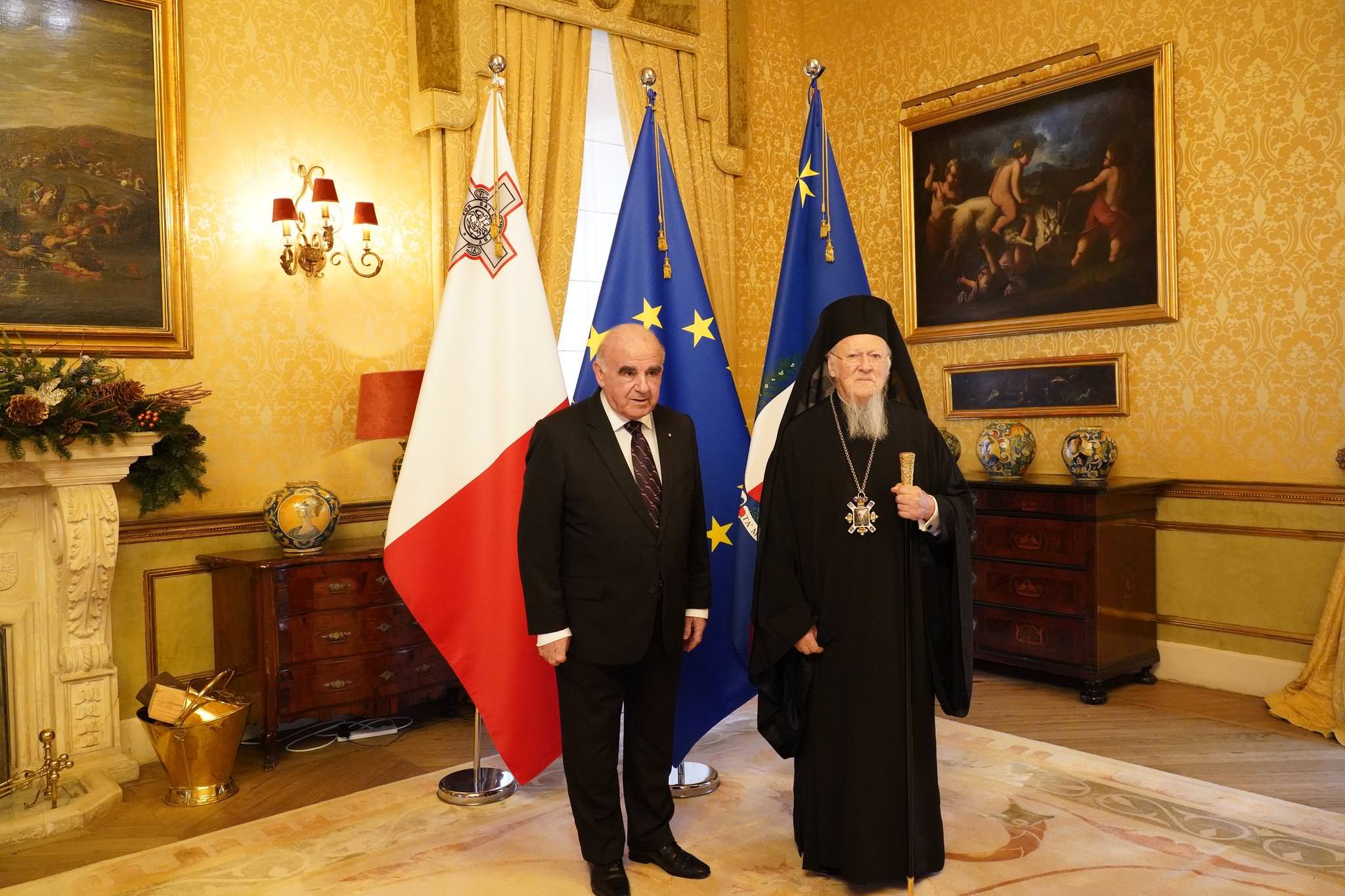 Πατριάρχης Βαρθολομαίος Πρόεδρος Μάλτας 2022