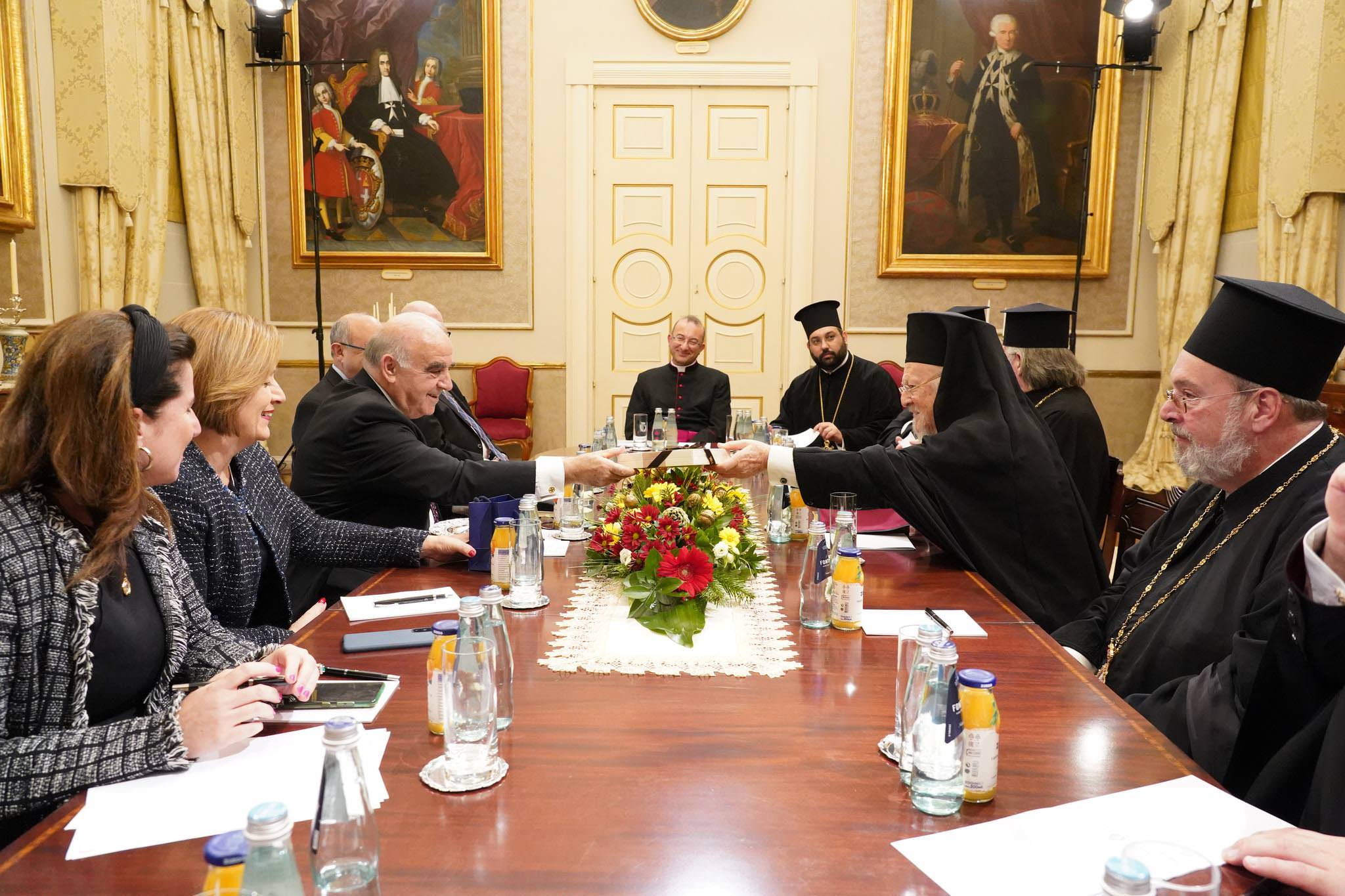 Οικουμενικός Πατριάρχης Βαρθολομαίος Πρόεδρος της Μάλτας 2022