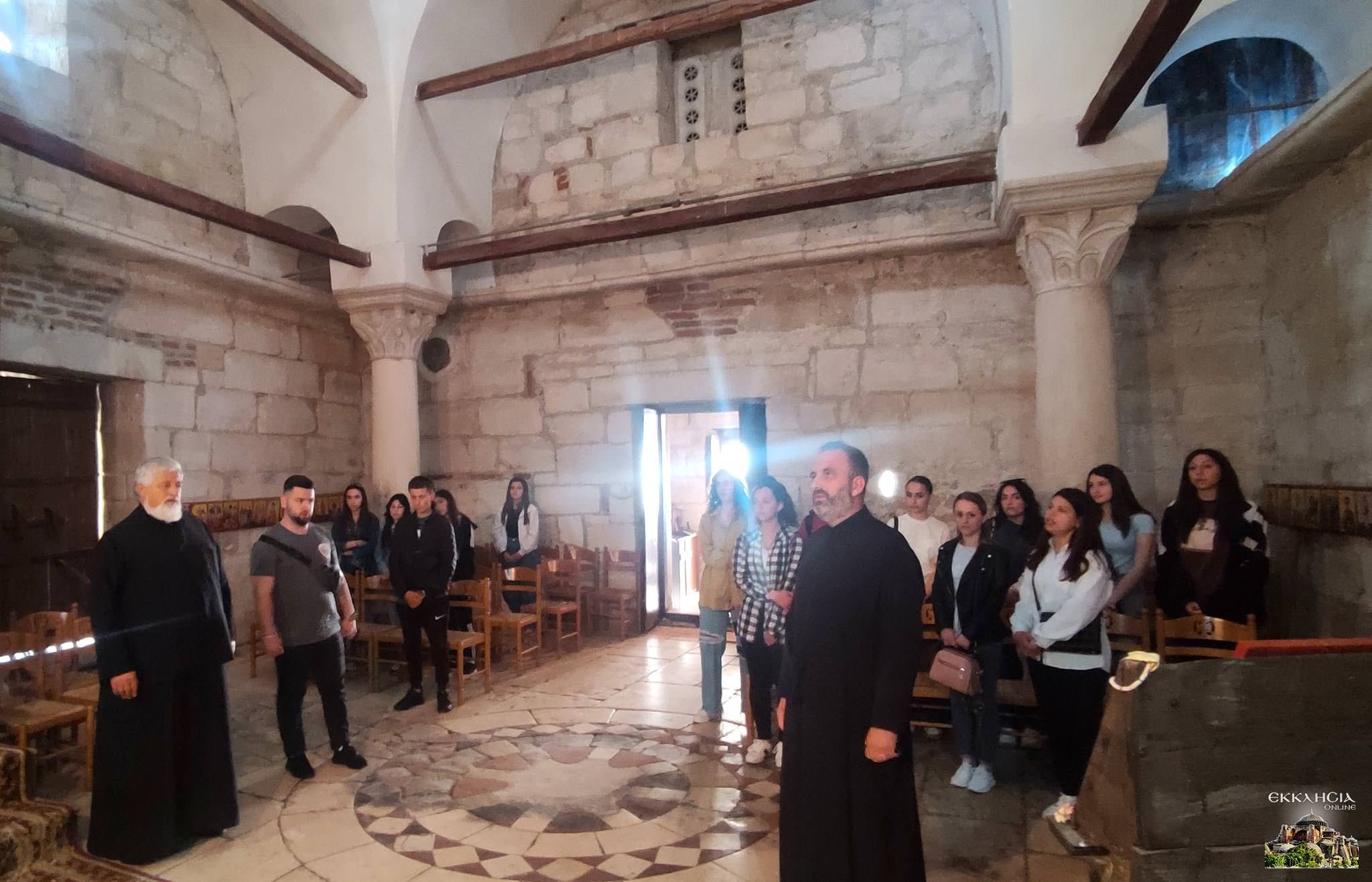 Επίσκεψη στο Ναό της Παναγίας στην Απολλωνία Αλβανία