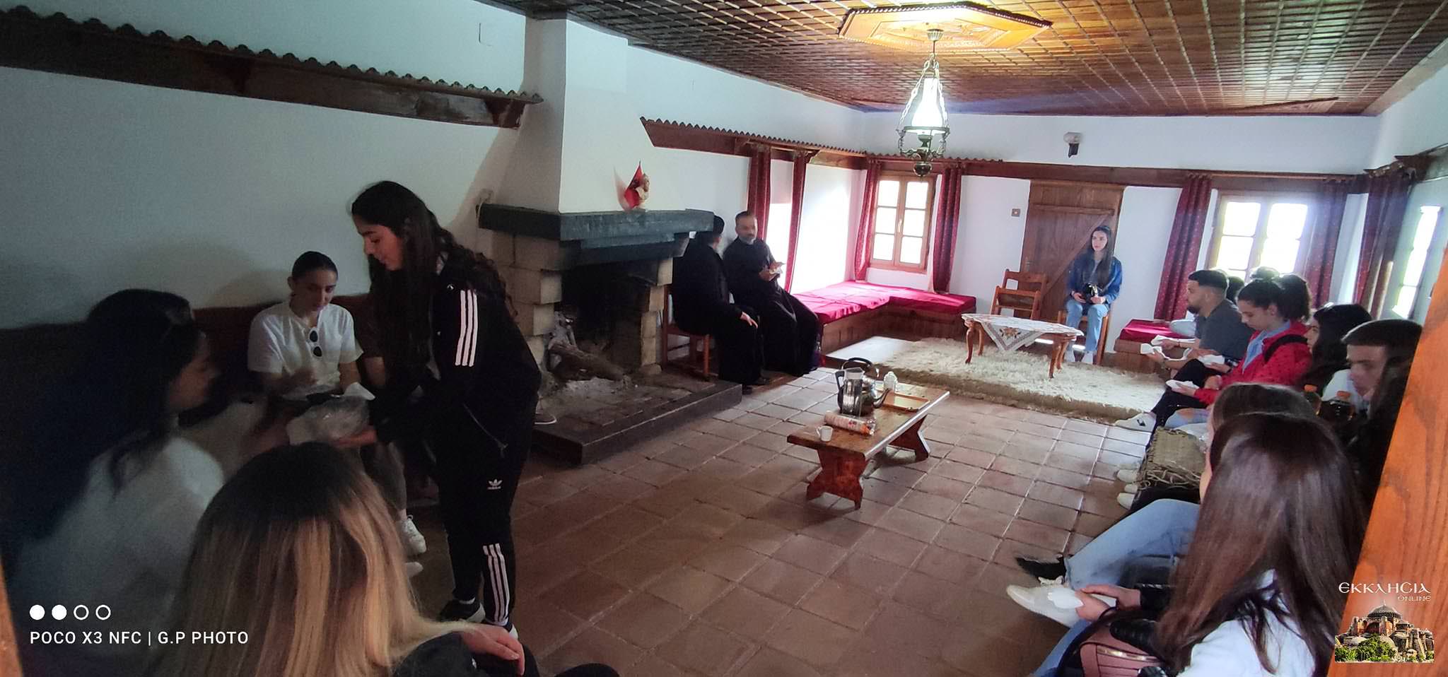 Νέοι στο μοναστήρι του Αγίου Κοσμά του Αιτωλού 2023