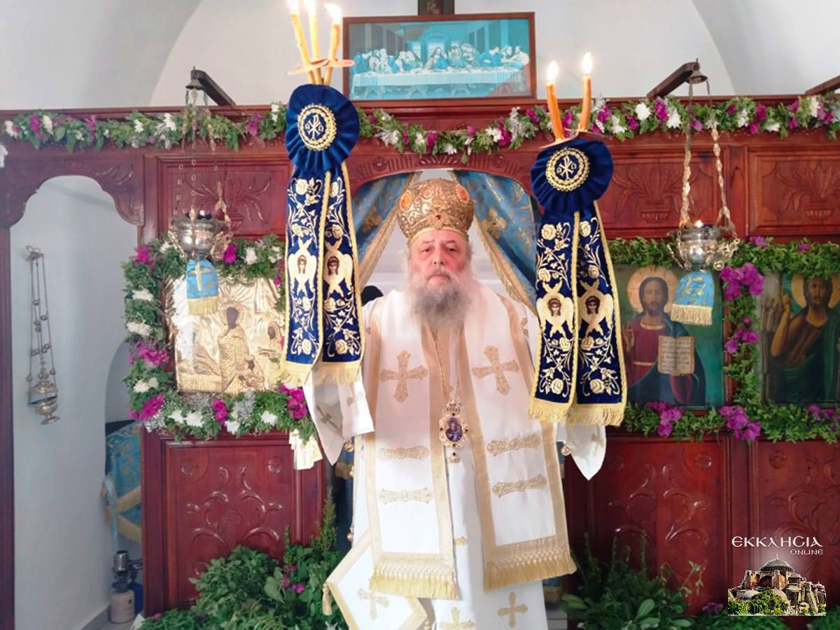 εορτή του Γενεσίου της Θεοτόκου στην Αντίπαρο Μητροπολίτης Παροναξίας Καλλίνικος