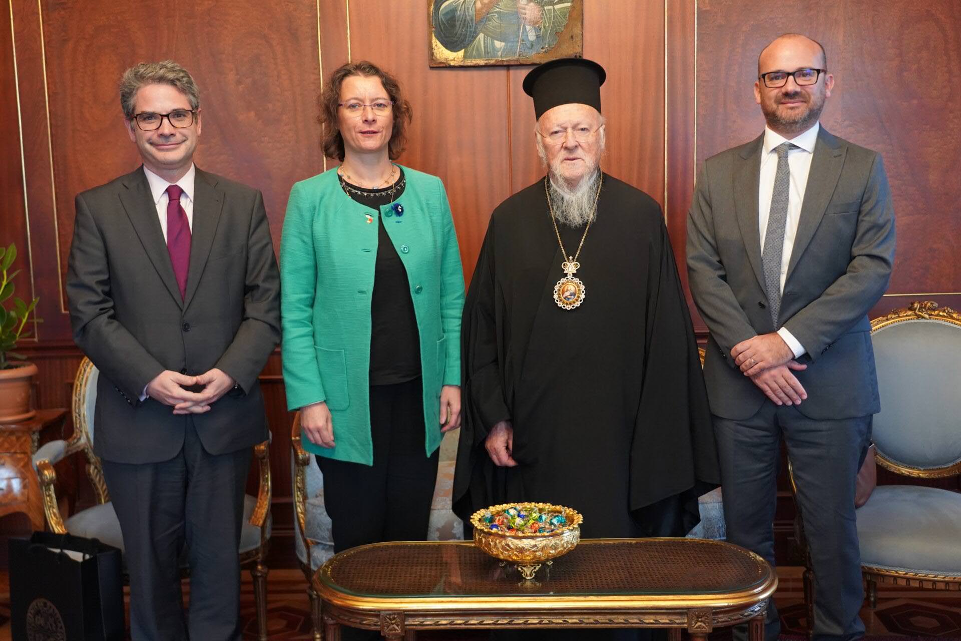 Οικουμενικός Πατριάρχης Βαρθολομαίος Γαλλίδα Πρέσβης Τουρκία