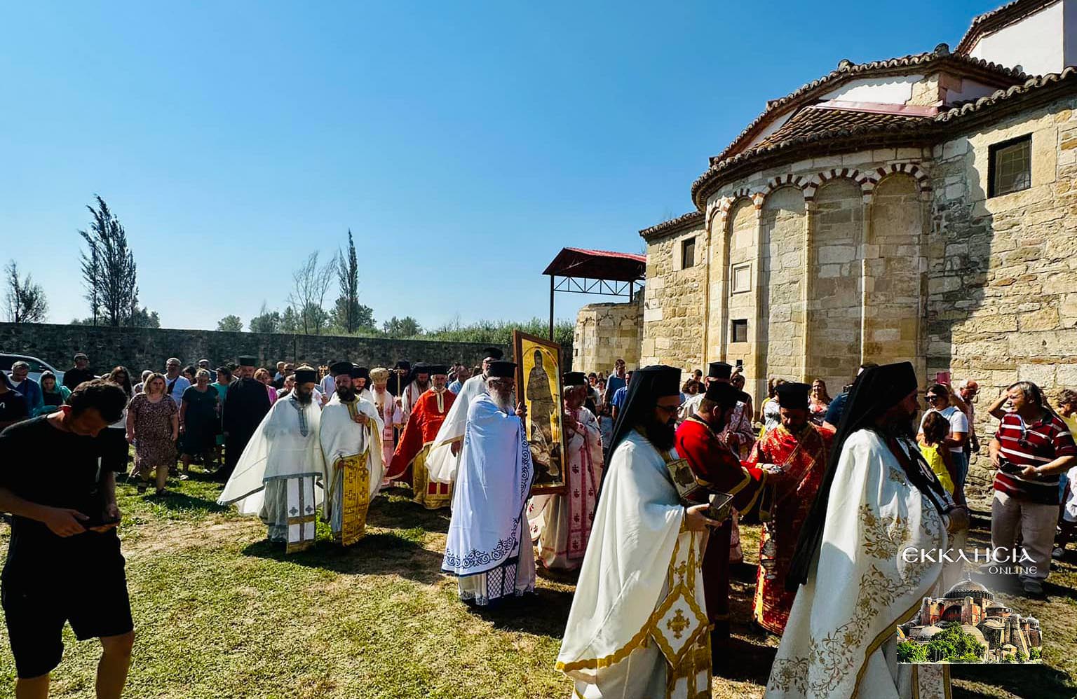 Λιτανεία στο Κολικόντασι Αλβανίας του αγίου Κοσμά του Αιτωλού