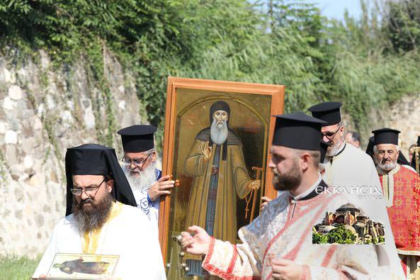 Λιτανεία στο Κολικόντασι Αλβανίας του αγίου Κοσμά του Αιτωλού 2024