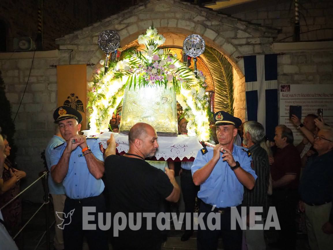 Λιτανεία εικόνας Παναγίας Προυσιώτισσας