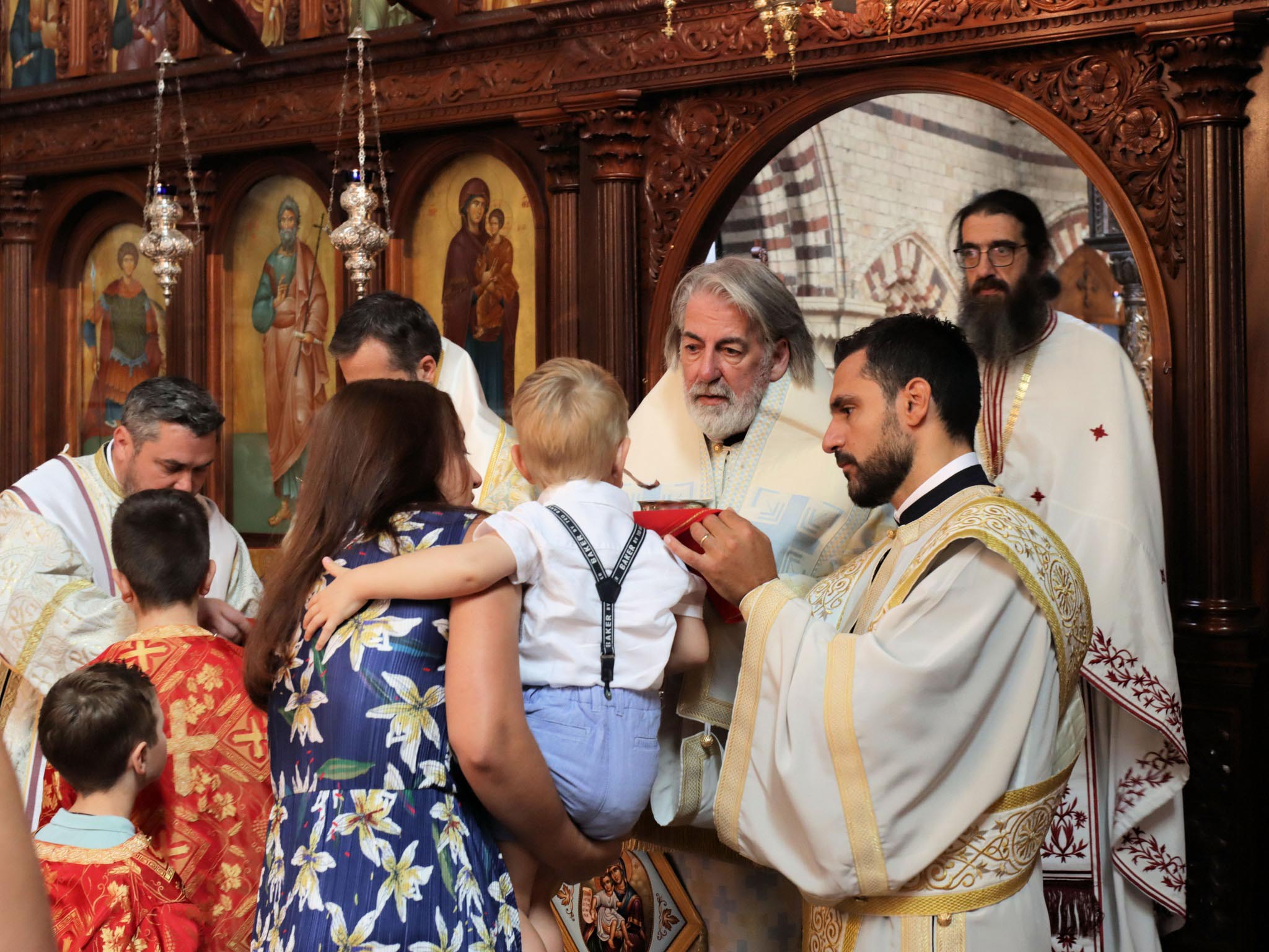Ο Αρχιεπίσκοπος Θυατείρων Νικήτας στην Κοινότητα της Κοιμήσεως της Θεοτόκου στο Μπέρμιγχαμ