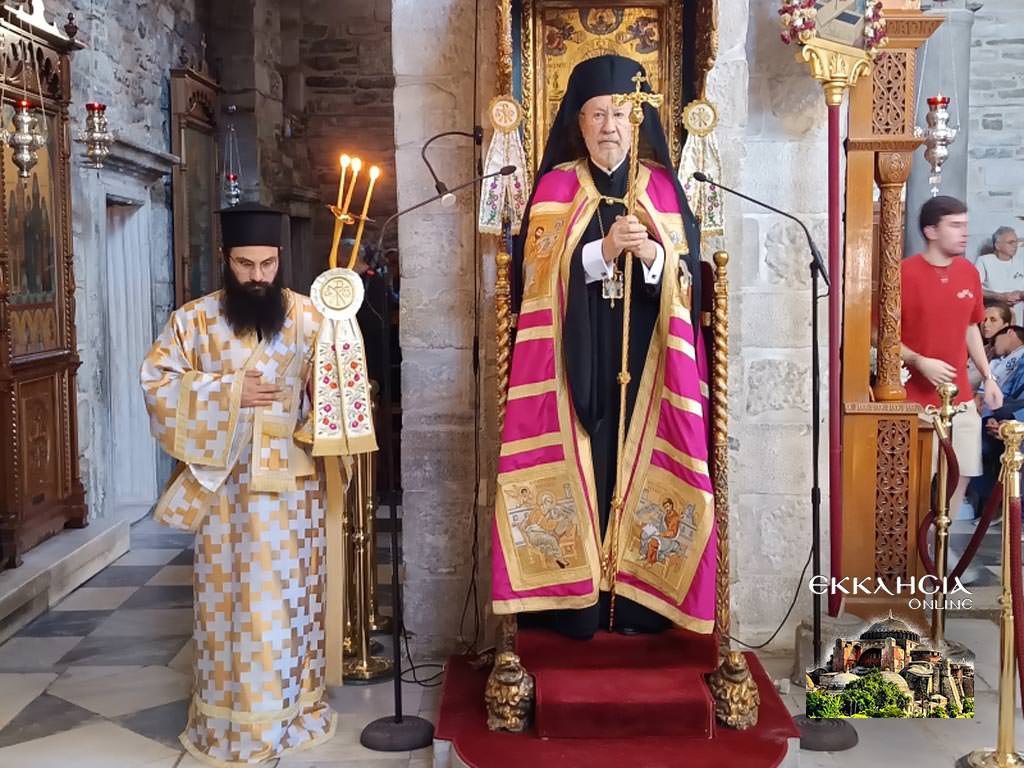 Ανάληψη του Ιησού στο Ιερό Προσκύνημα Παναγίας Εκατονταπυλιανής Πάρου 2026