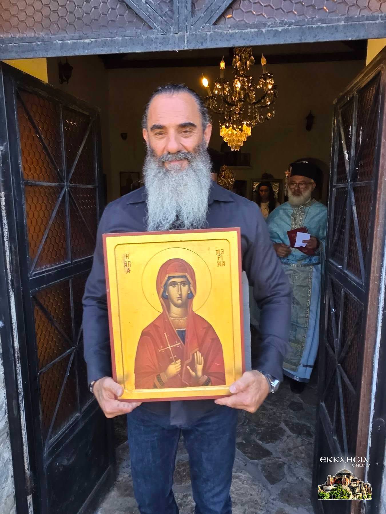 Λιτανεία της Αγίας Μαρίνας στη Μητρόπολη Αργυροκάστρου