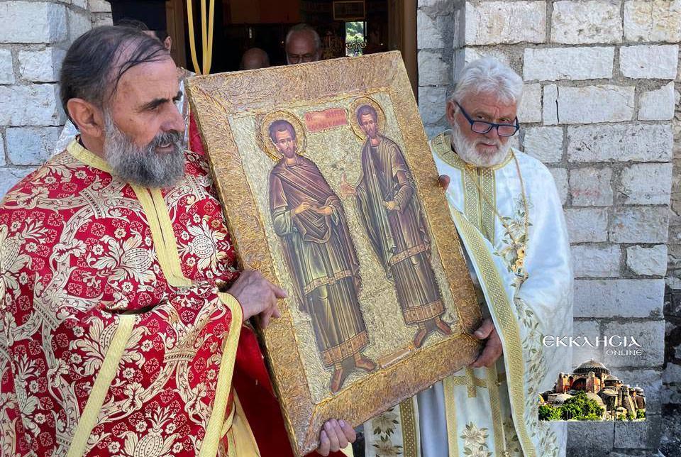 Λιτανεία Αγίων Αναργύρων στην Αλβανία