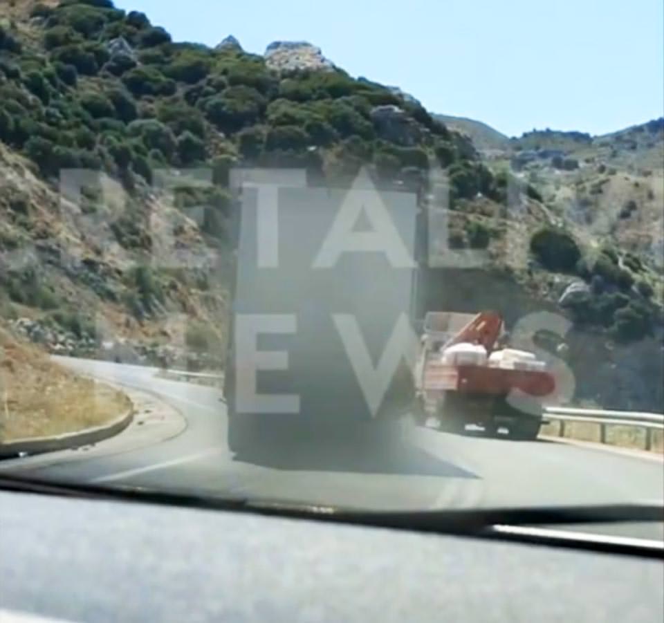 Νταλίκα προσπέραση Κρήτη