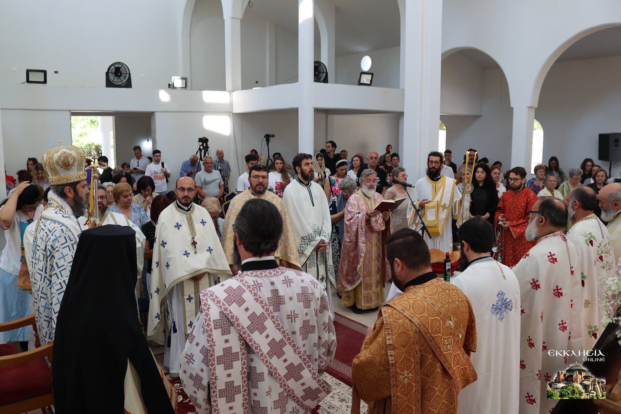 Γιορτή στον νεοαναγειρόμενο ναό του Αγίου Προκοπίου στα Τίρανα