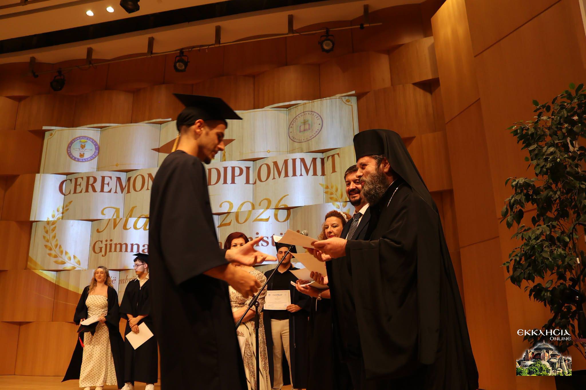 Αποφοίτηση του Λυκείου της Εκκλησίας «Πρωταγωνιστές» Αλβανίας